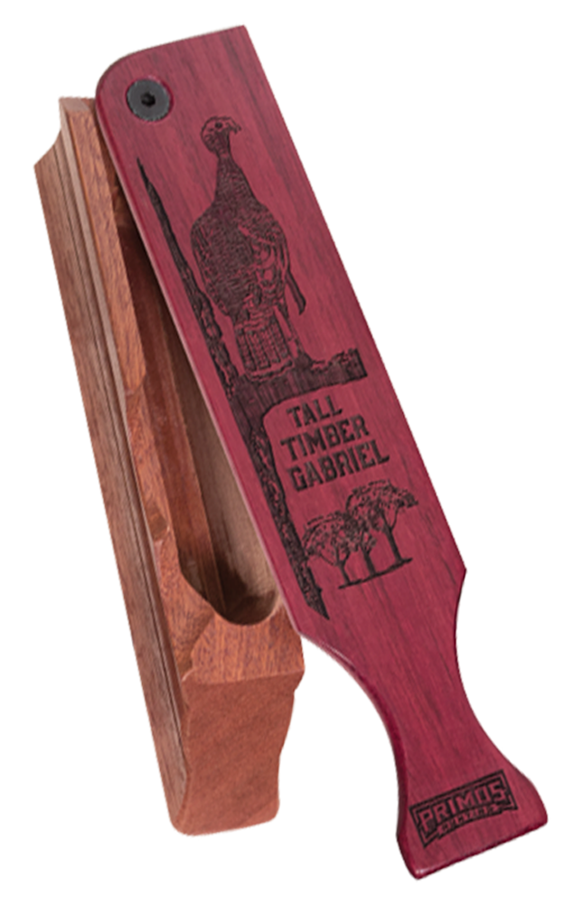 Primos 2915 Tall Timber Gabriel Box Call Attracts Turkeys Natural Wood