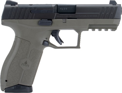 IWI MASADA 9MM 4.1" 3-DOT OPTICS READY 2-10RD MAG OD GRN