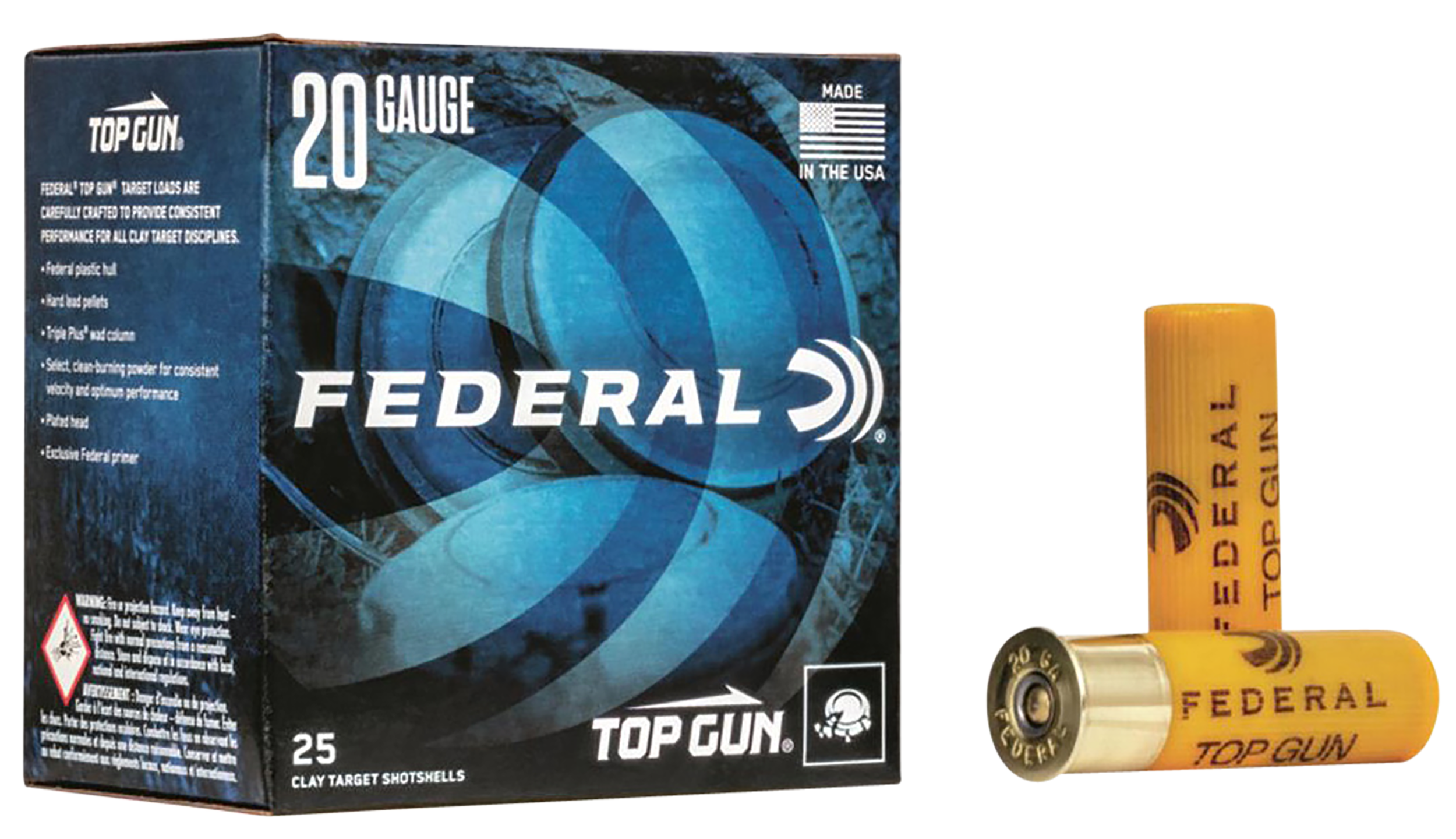 Federal TG209 Top Gun  20Gauge 2.75" 7/8oz 9Shot 25 Per Box/10 Case
