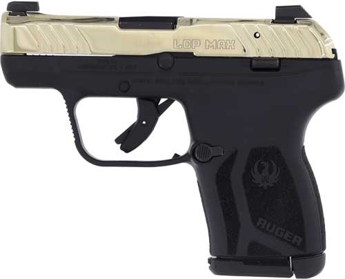 RUGER LCP MAX 380ACP FRONT NIGHT SGT CHAMPAGNE PVD SLIDE<