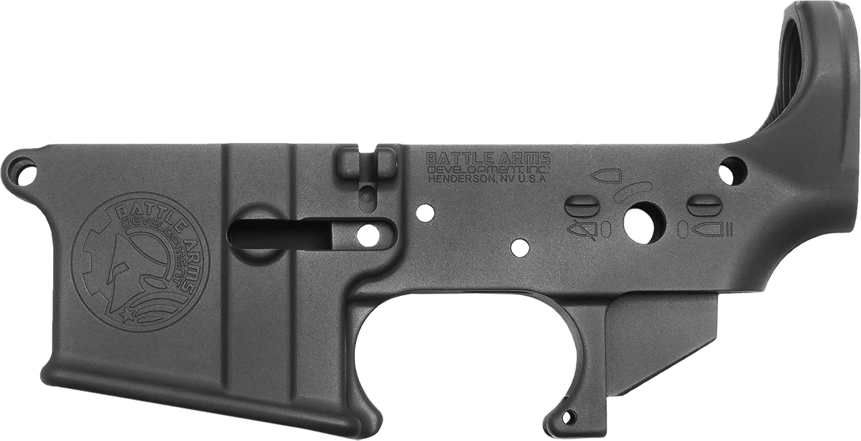 Battle Arms Development WH556-LR-BLK Workhorse Lower Receiver Black Anodized for AR15/M16/M4