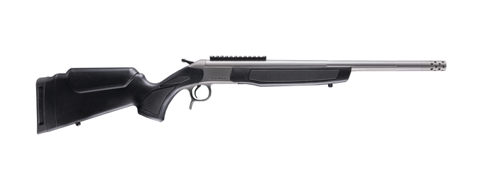CVA CR4451S Scout Takedown 6mm ARC Stainless Threaded Barrel & Receiver w/DuraSight Rail, Black Synthetic Stock