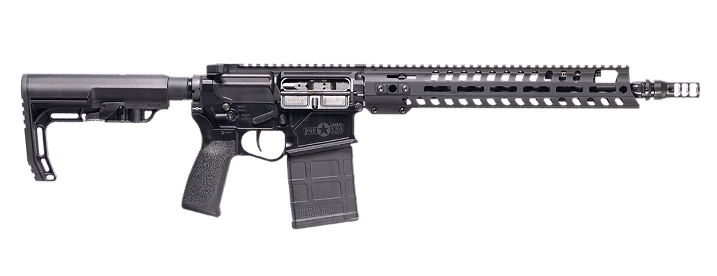 Patriot ordnance factory 02063 rogue 308 win 30+1 13.75" black nitride ...-img-0