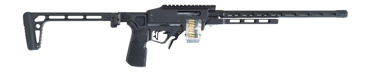 TandemKross FA41N0603BBB1 ADX Race Sports South Exclusive 22 LR 10+1 16.50" Black QPQ Threaded Barrel, Black Anodized Aluminum Receiver w/Picatinny Rail, Black TK Folding Aluminum Stock, Polymer Grip,