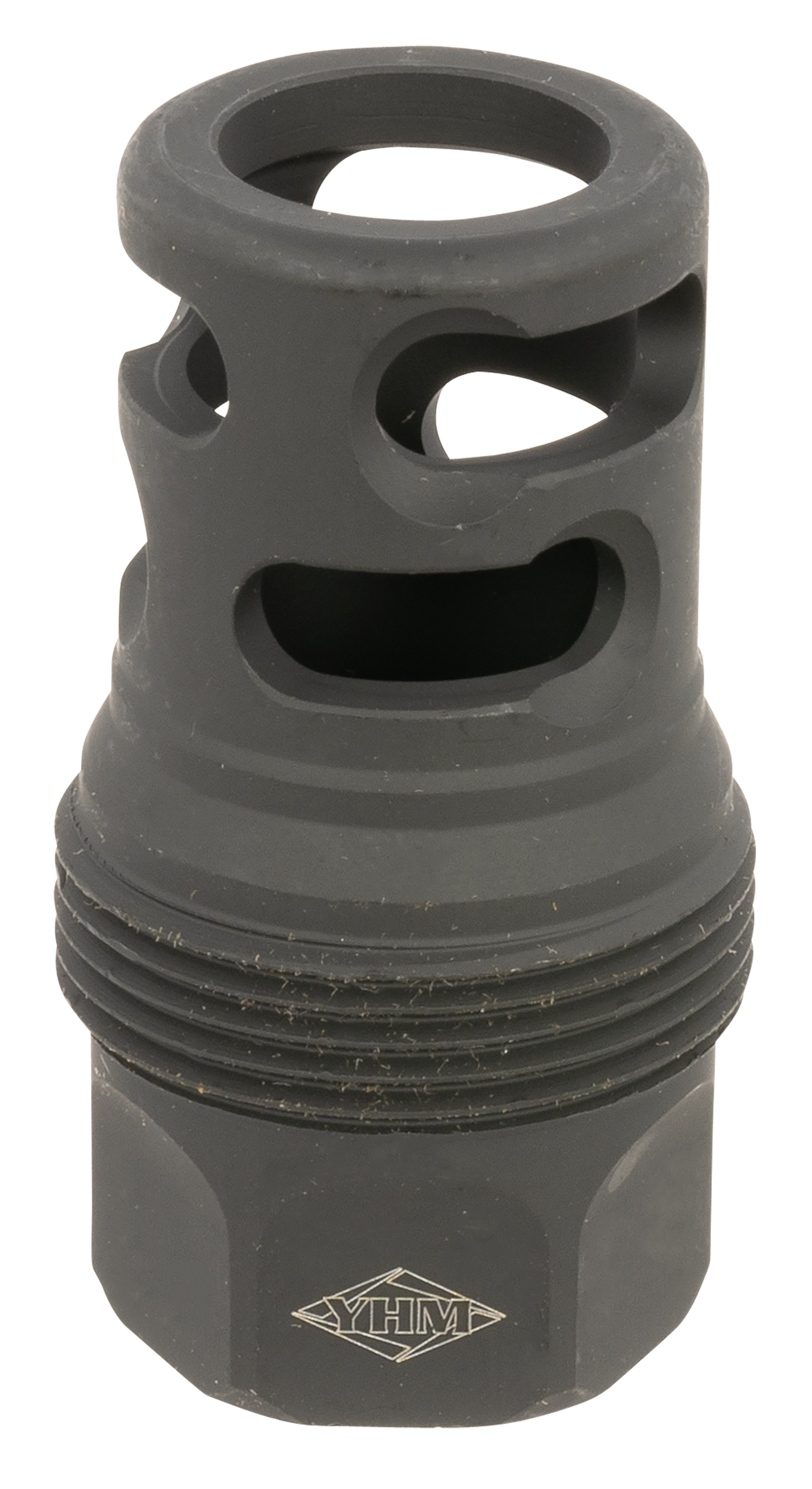 Yankee Hill 4445MB32 sRx Q.D. Muzzle Brake Short Black Phosphate Steel with 5/8"-32 tpi for sRx Adapters