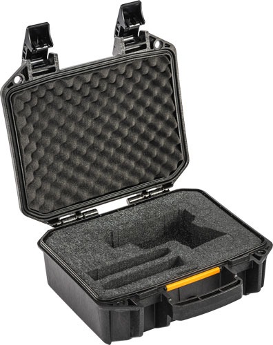 PELICAN PRE CUT VAULT 1 PISTOL CASE UNIVERSAL FIT BLACK