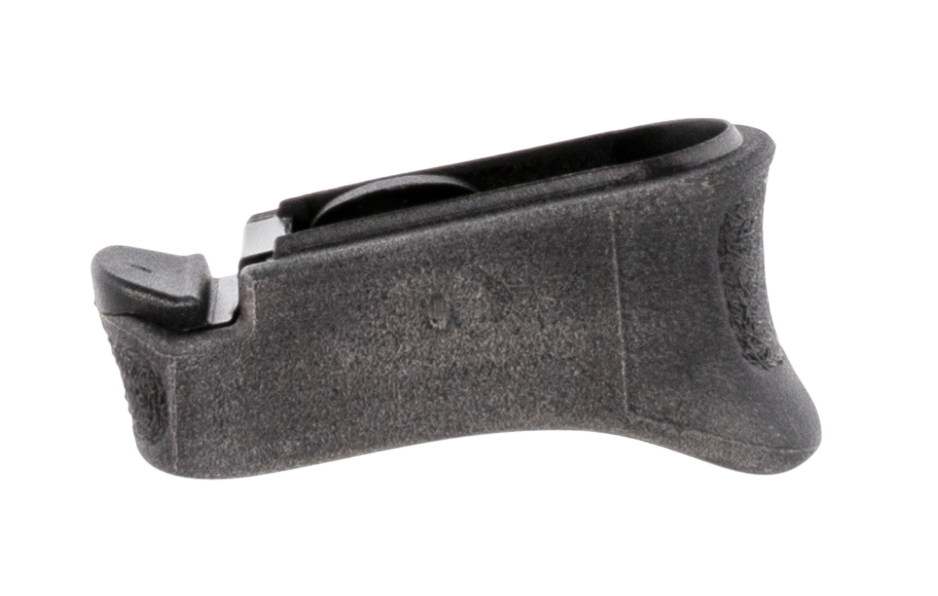 Pearce Grip PGXDS+ Magazine Extension  made of Polymer with Texture Black Finish & 7/8" Gripping Surface for Springfield XD-S, XD-E & XD-S Mod.2 with Single Stack Mags (Adds 1rd 9mm Luger & 40 S&W)