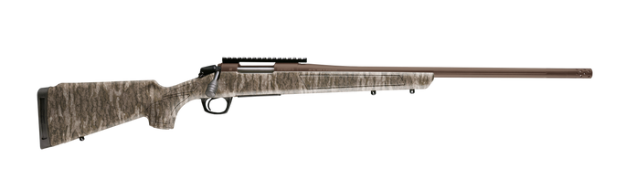 CVA CR3989MOBL Cascade XT 6.5 PRC 2+1 24" Midnight Bronze Cerakote Fluted Threaded Steel Barrel & Receiver w/Picatinny Rail, Mossy Oak Bottomland Adjustable Synthetic Stock, Right Hand