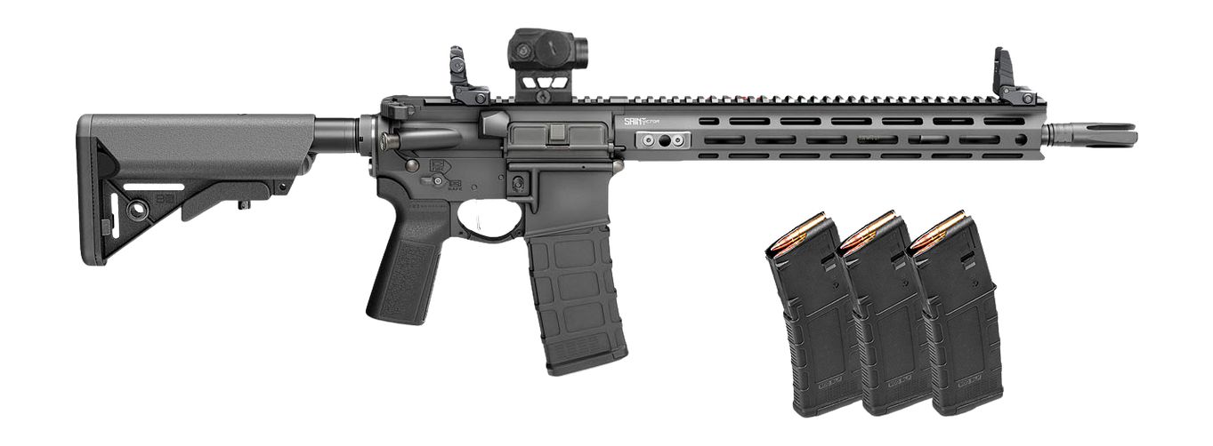 Springfield Armory STV914556BLCV2B5PAC SAINT Victor V2 Gear Pac 5.56 NATO 10+1 14" Black Melonite Barrel, Black Hardcoat Anodize Aluminum Receiver w/Picatinny Rail, M-LOK Handguard, B5 Enhanced Sopmod
