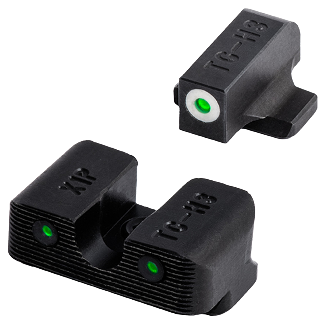 TruGlo TG231G1AC Tritium Pro Black | Green Tritium Orange Outline Front Sight Green Tritium Rear Sight