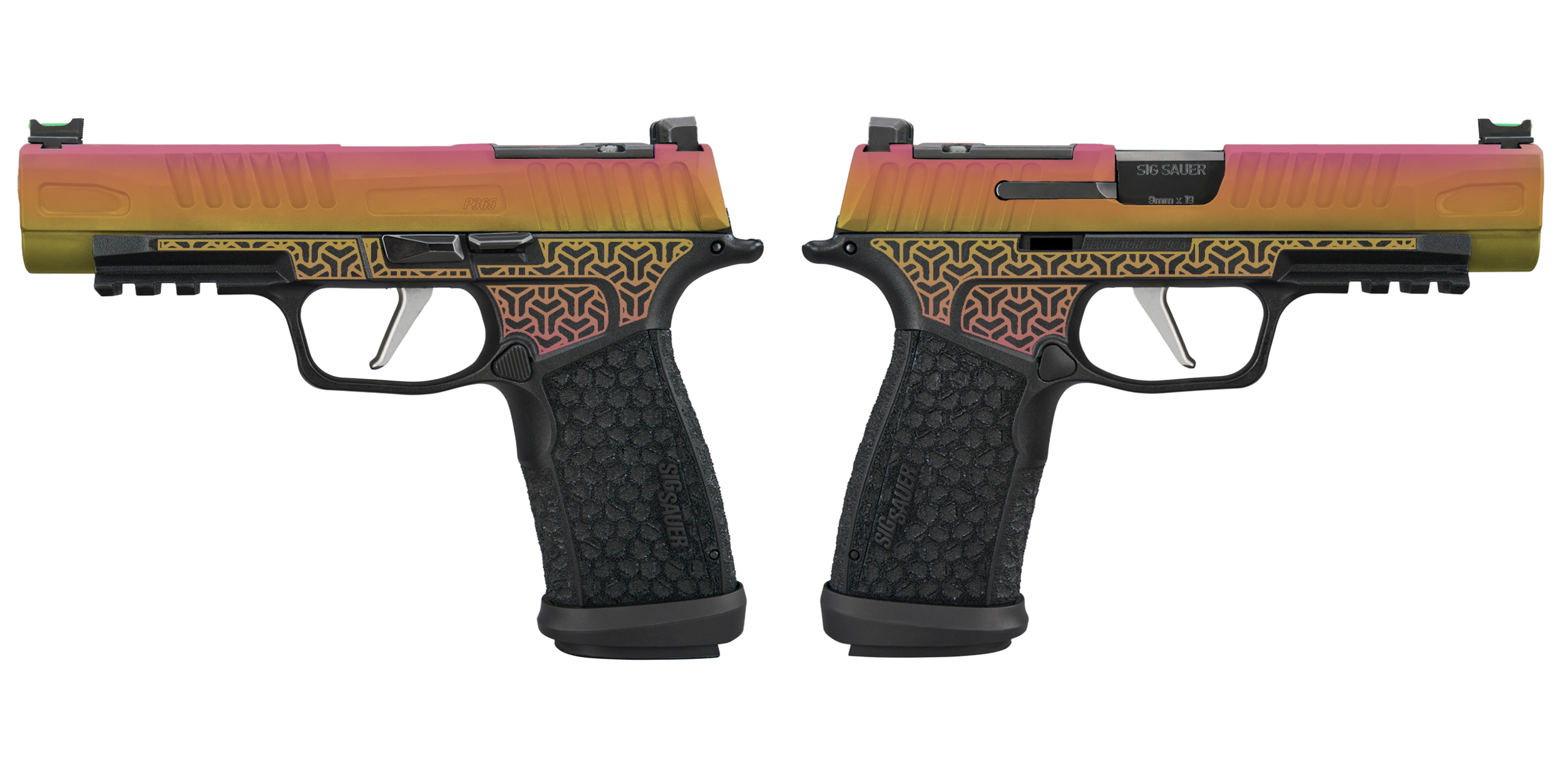 SIG SAUER P365 FUSE TEQUILA LITE 9MM 4.3" BLACK O.R. 1-17RD, 2-21RD