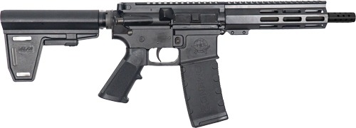 GLFA AR15 PISTOL W/BRACE 223 WYLDE 7.5" NITRIDE BBL BLACK