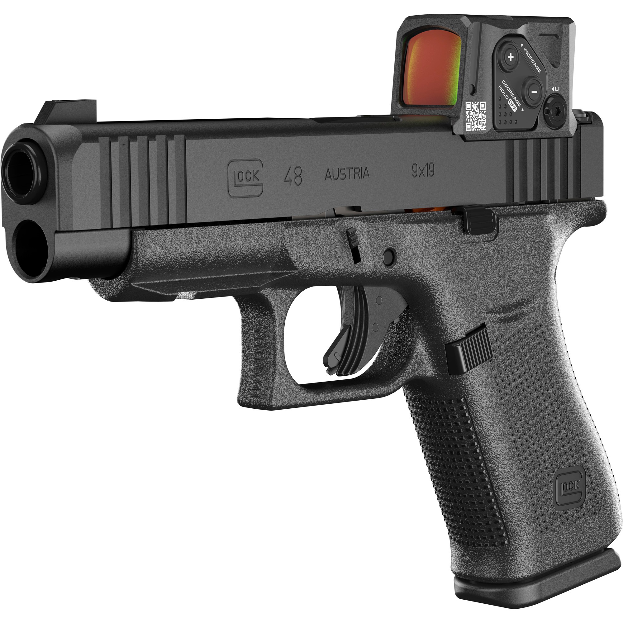 GLOCK 48 MOS 9MM 10RD 4.17" COA BLK
