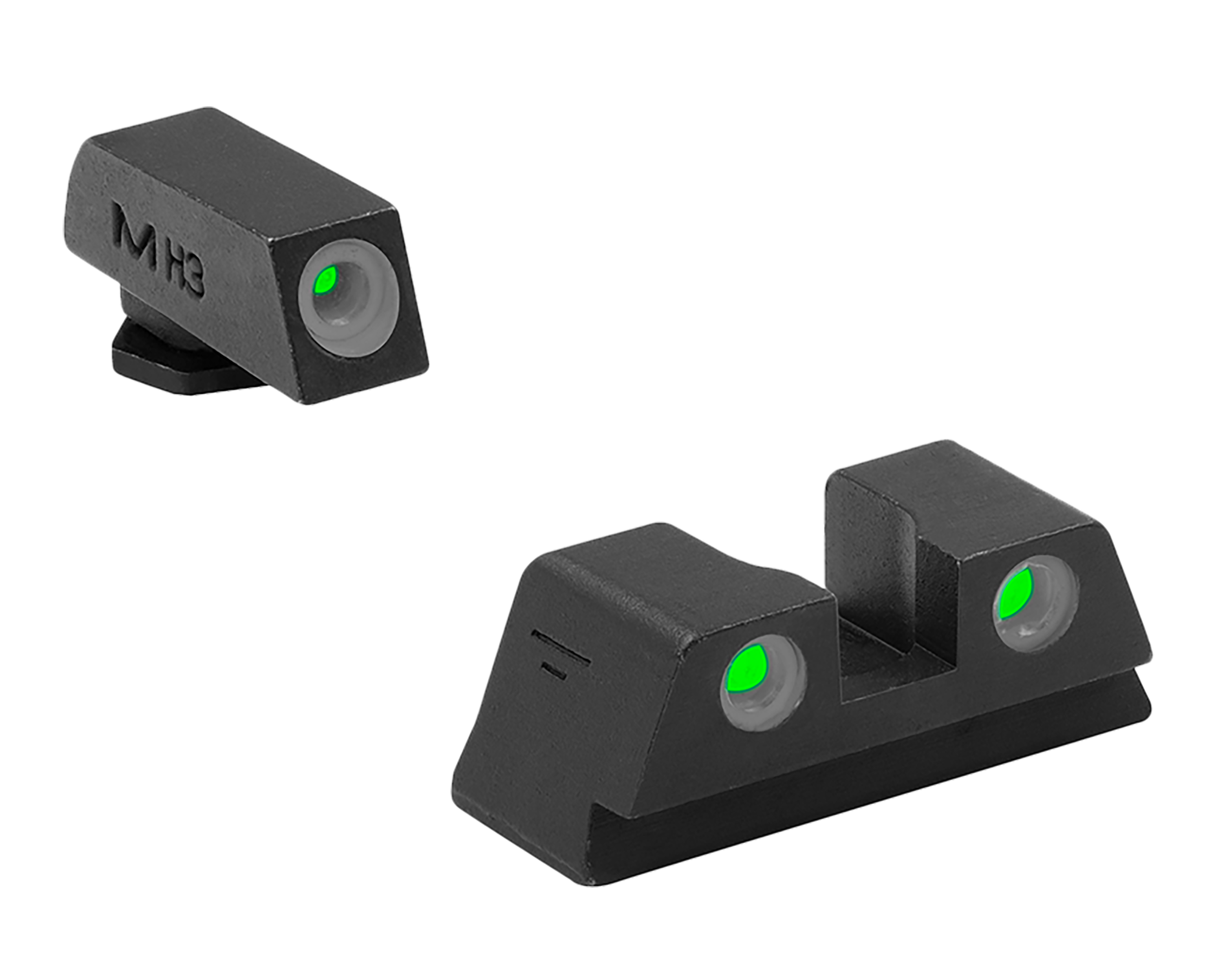 Meprolight USA 102203131 Tru-Dot Green Tritium Green Tritium/Black Frame, Compatible w/Glock 42