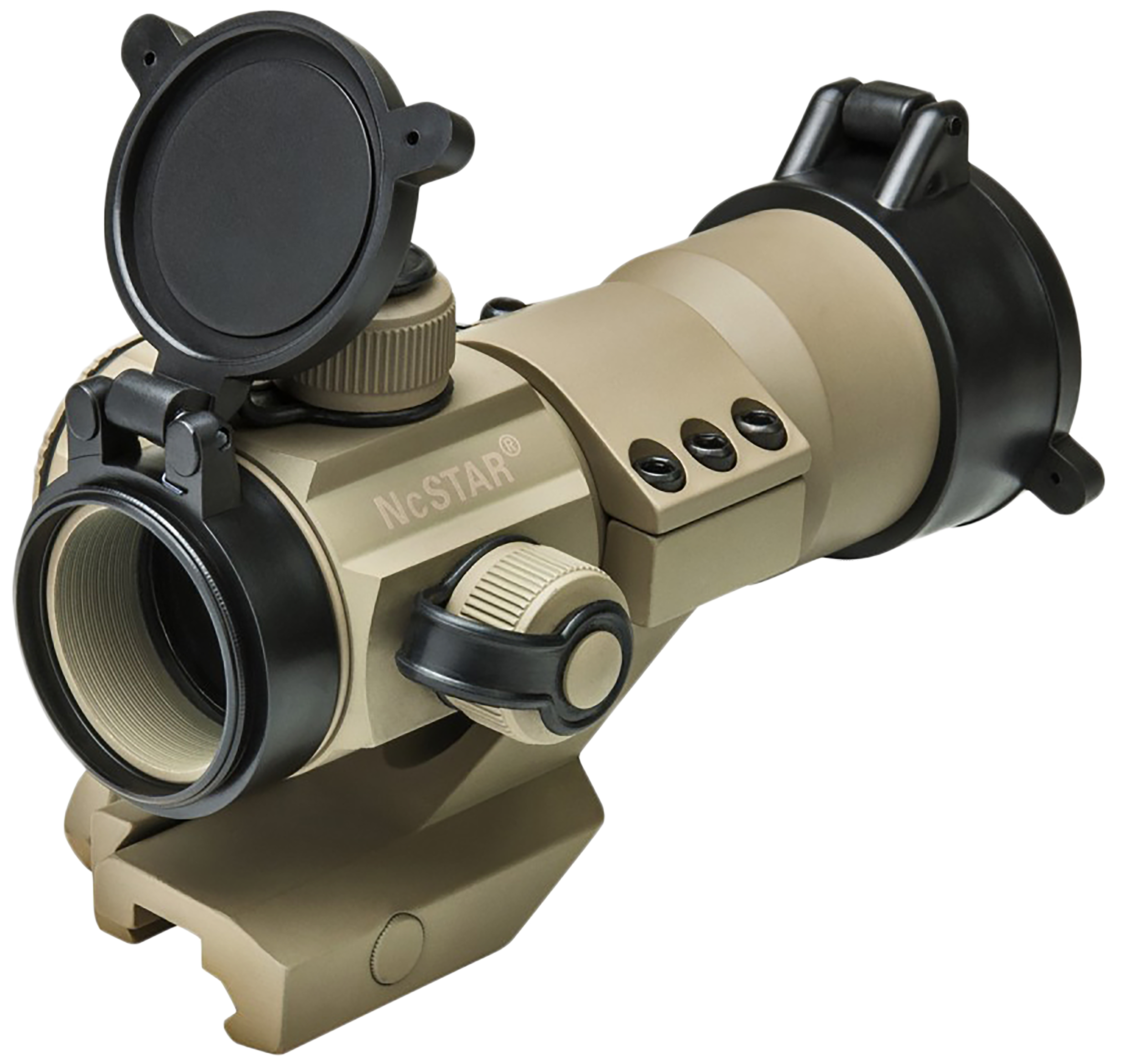 NcStar DRGB135T 35mm Red/Green/Blue Dot Optic  Tan Powder Coated 1 x 35 mm 3 MOA  Red/Green/Blue Dot