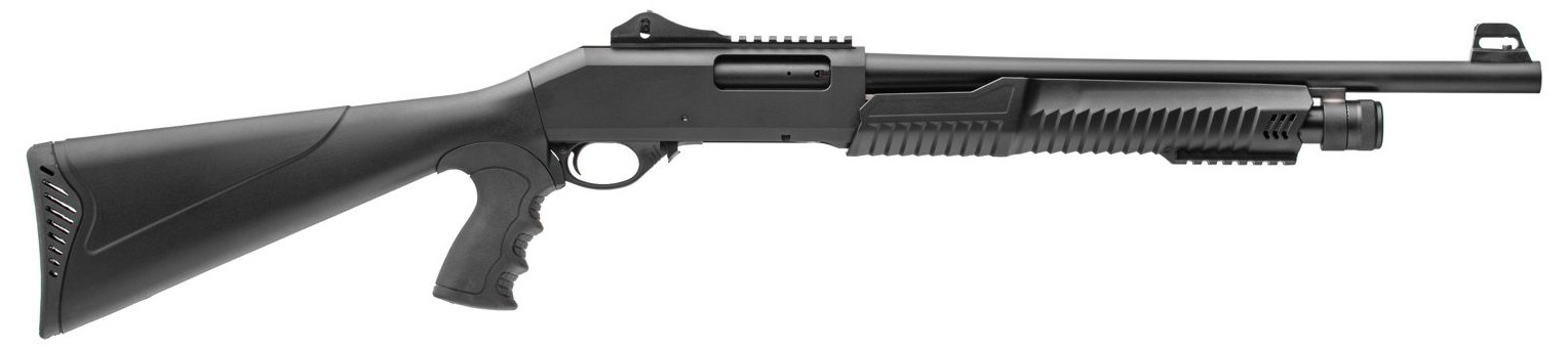 GIRAY G-40 12GA PGRIP 18.5 BLK PUMP SG
