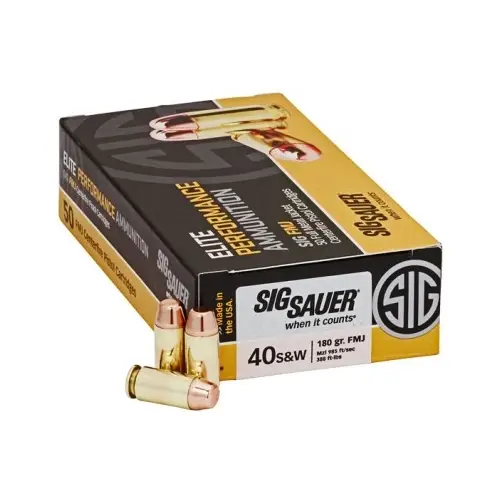 SIG E40SW 40SW 180GR FMJ 200RD