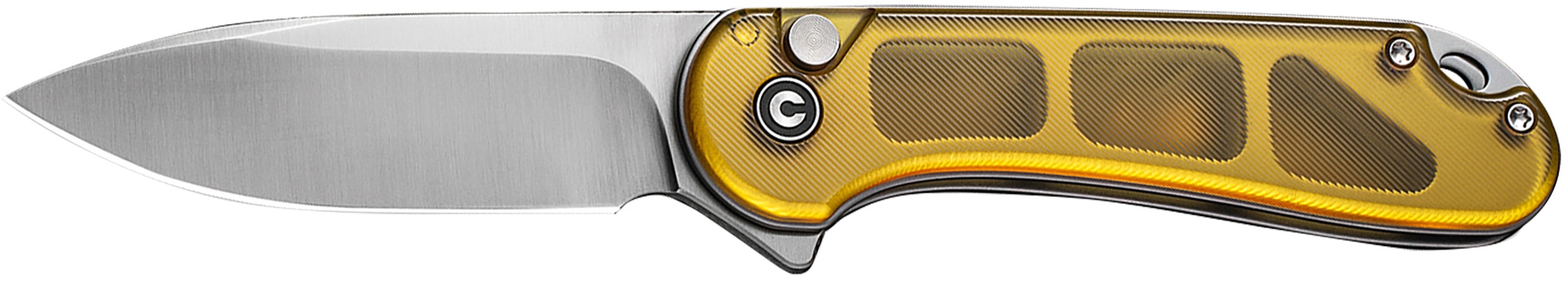 Civivi Knives C18062P-7 Elementum II EDC 2.96" Folding Drop Point Plain Satin Nitro-V Steel Blade, Ultem Handle