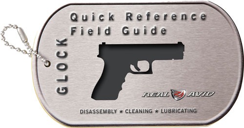 REAL AVID GLOCK FIELD GUIDE FOR GLOCK MAINTENANCE CARDS