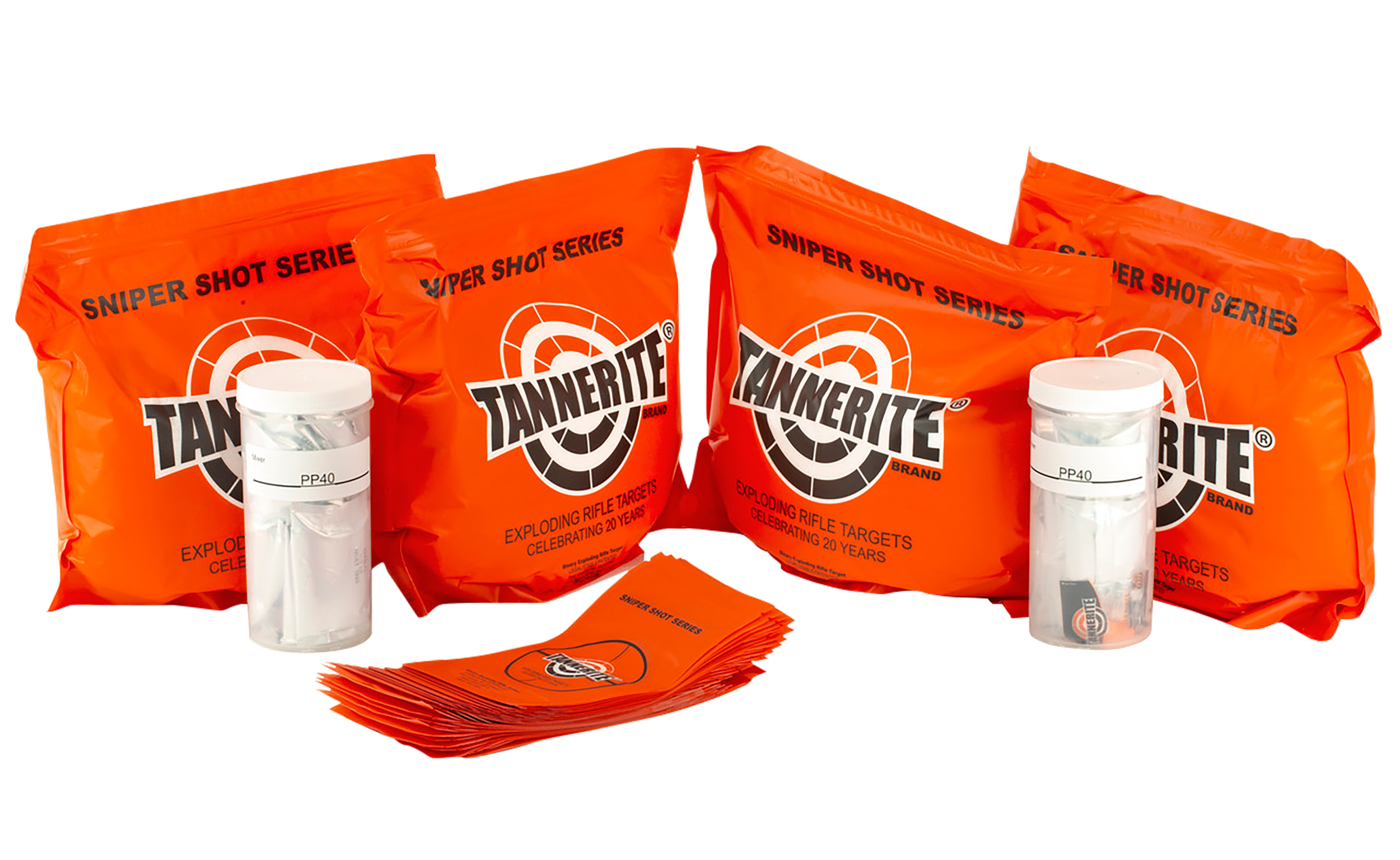 Tannerite PP40 Sniper Shot  Impact Enhancement Explosion Centerfire Rifle Firearm 0.50 lb 40 Targets