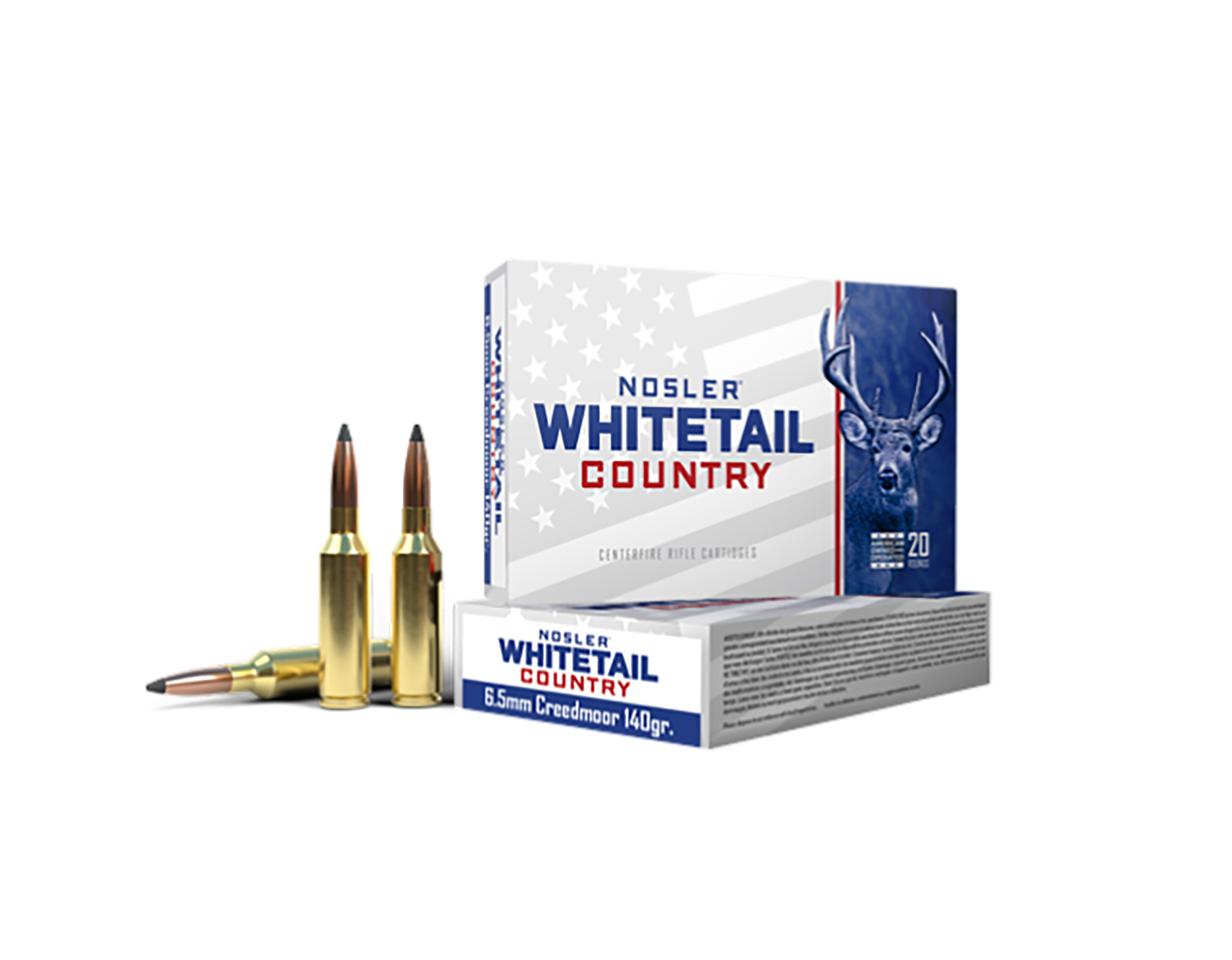 Nosler 40105   6.5Creedmoor 140gr Spitzer Boat Tail 20 Per Box/10 Case