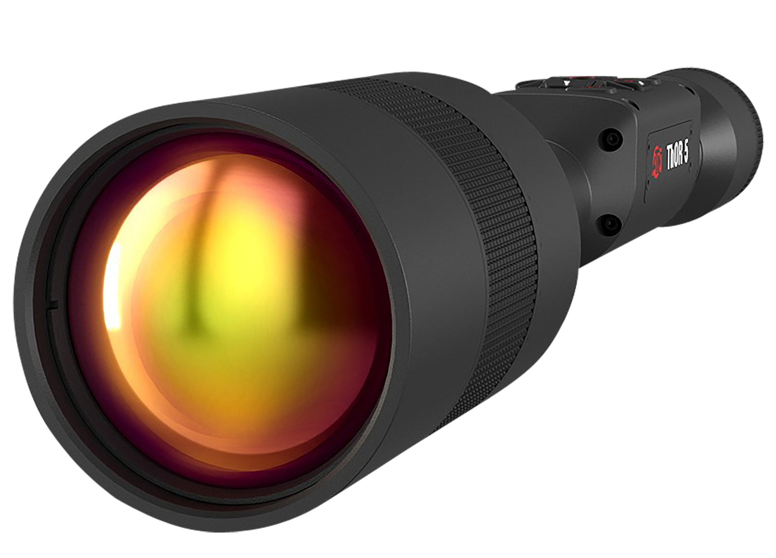 ATN TIWST5675A Thor 5 640 Thermal Rifle Scope, Black Anodized 5-40x Smart Mil Dot Reticle w/Zoom 640x480 60 fps Resolution