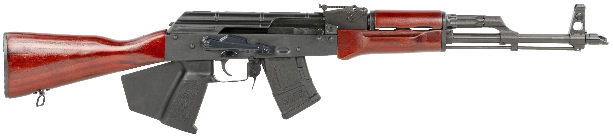 Riley Defense Inc RAK101CA RAK-47 *CA Compliant 7.62x39mm 16.25" 10+1, Black Rec, Laminate Stock, Shark Fin Grip, Adj Sights