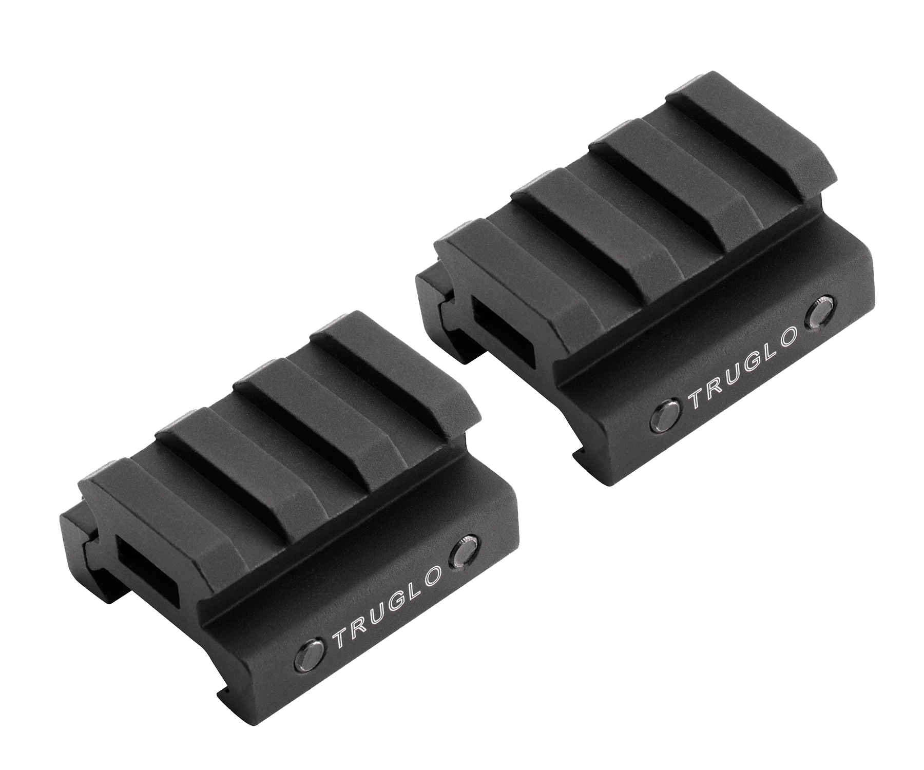 TruGlo TG8972B Picatinny Riser Mount Matte Black Anodized