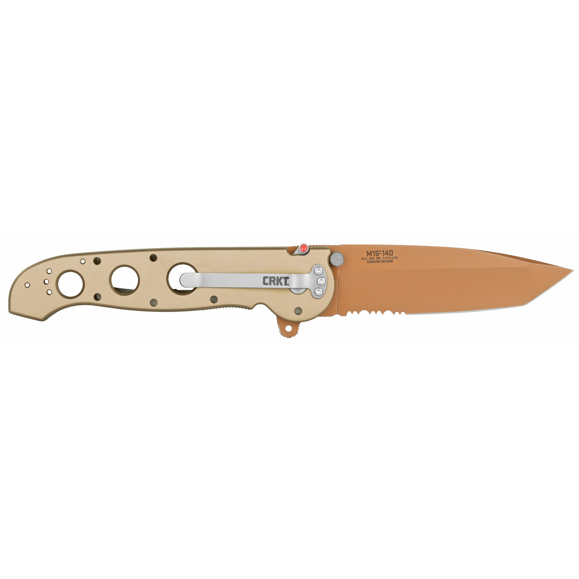 CRKT M16-14D DESERT 3.99" T CMBO