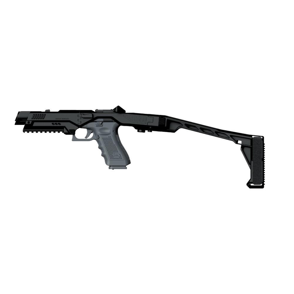 Roni Corporation Nano Roni Glock 17/19/19X/22/23/25/31/32/45 Gen 3-5 Black with Brace