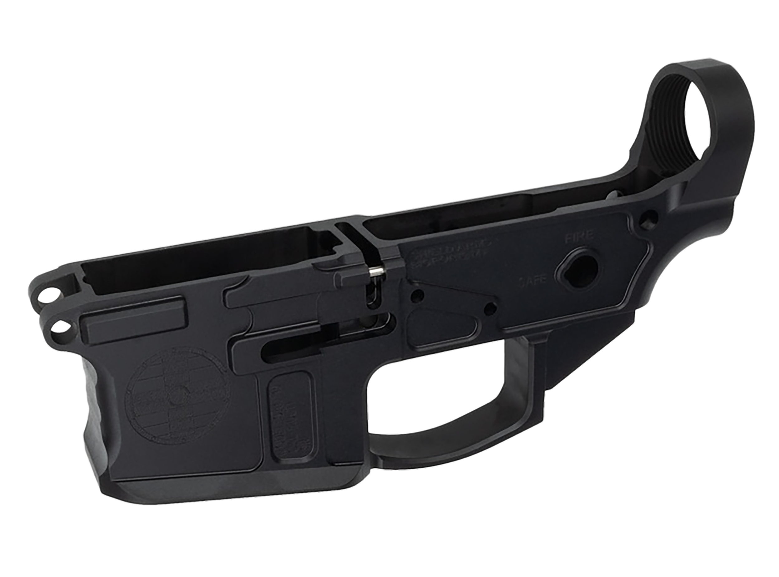 Shield Arms SAO15 SA-15 Stripped Lower Receiver Multi Aluminum Black Anodized for AR-15 Non-Folding
