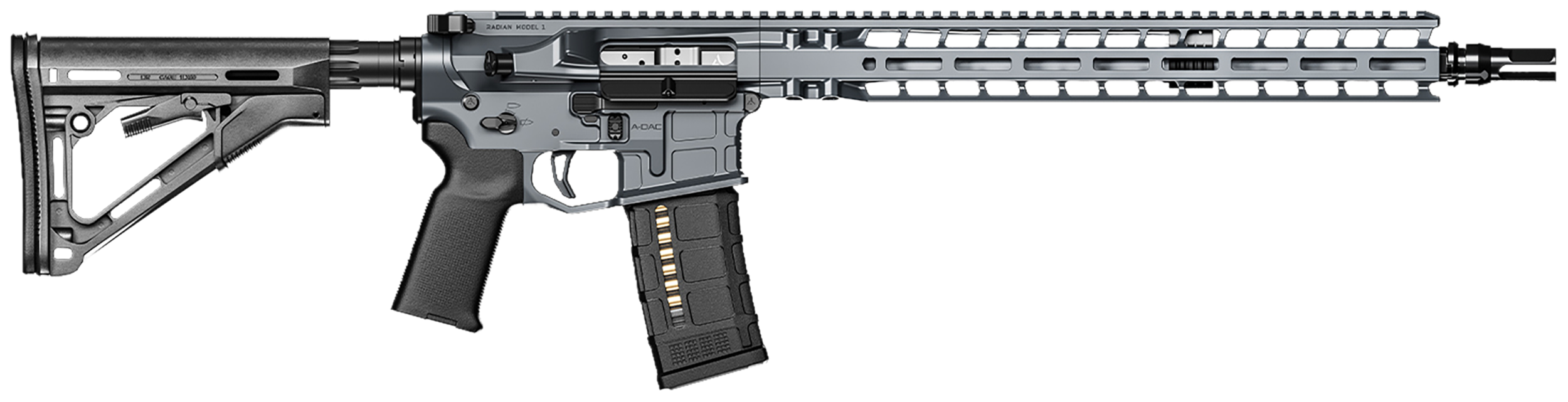 RADIAN WEAPONS R0042 Model 1  223 Wylde 16" Rifle 30+1 Radian Gray Cerakote Black Magpul Collapsible Magpul