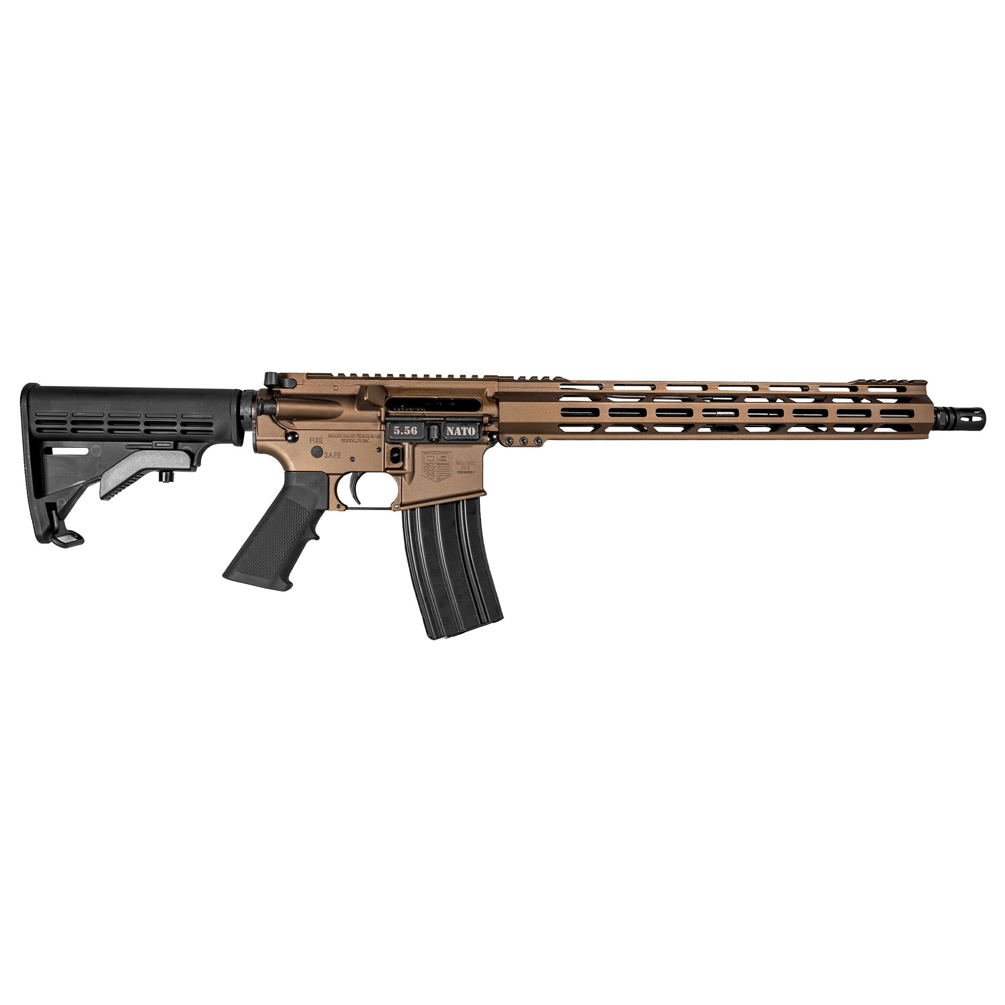 DBF DB15 5.56 16" MLOK 30RD BRZ