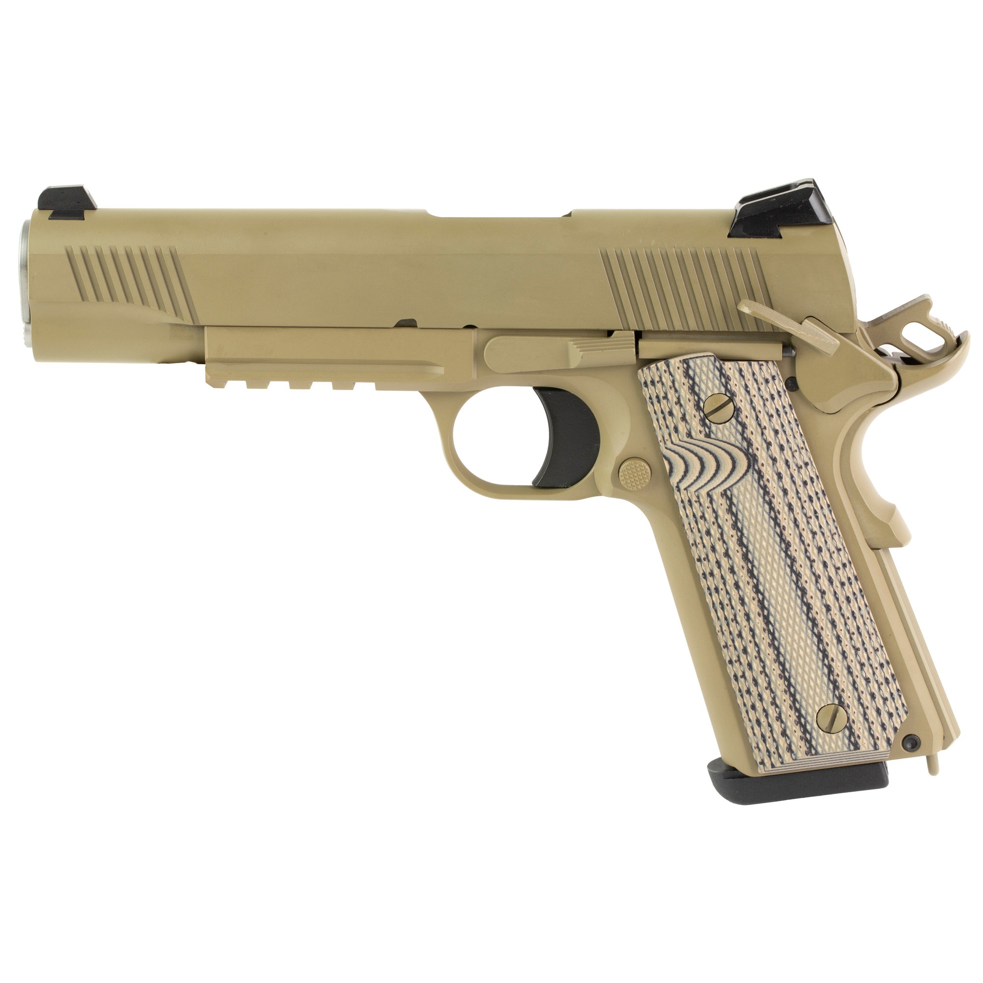 Tisas 1911 Duty Raider 9mm 5" 9rd FDE Pistol