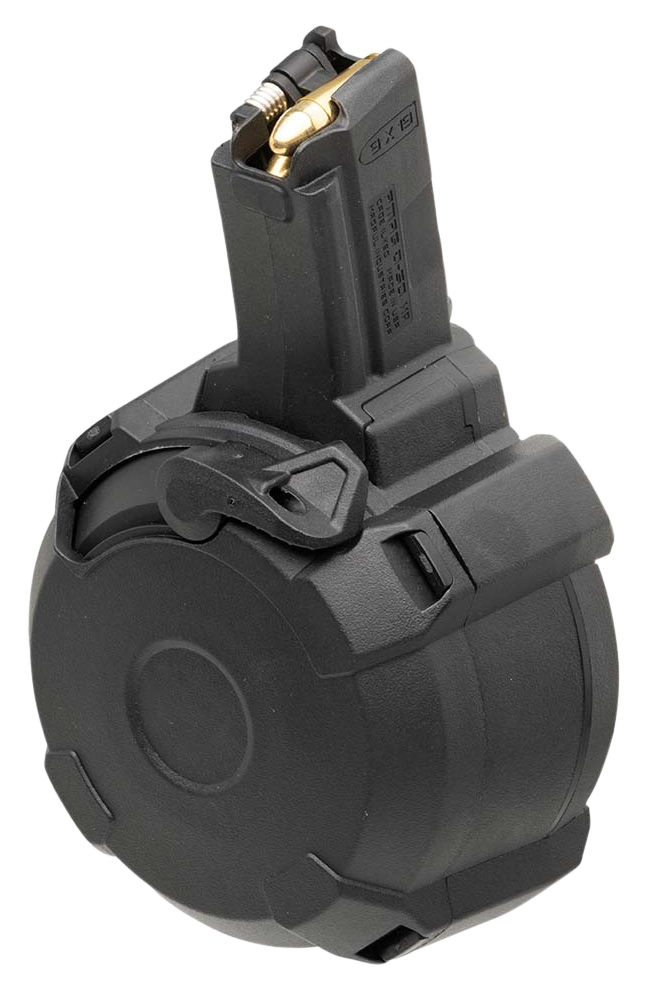 Magpul MAG1181BLK PMAG  Black Drum 50rd 9mm Luger for H&K MP5/94