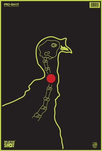 Pro-Shot Splatter Shot Turkey Target 12" x 18" 8 Pack