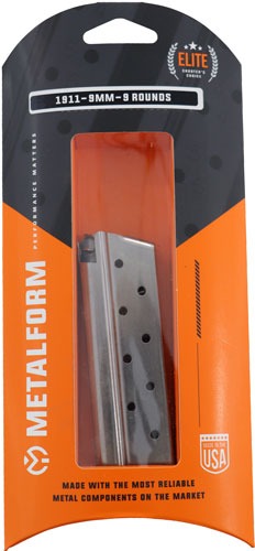 METALFORM MAGAZINE 1911 GOVT. 9MM 9RD S/S