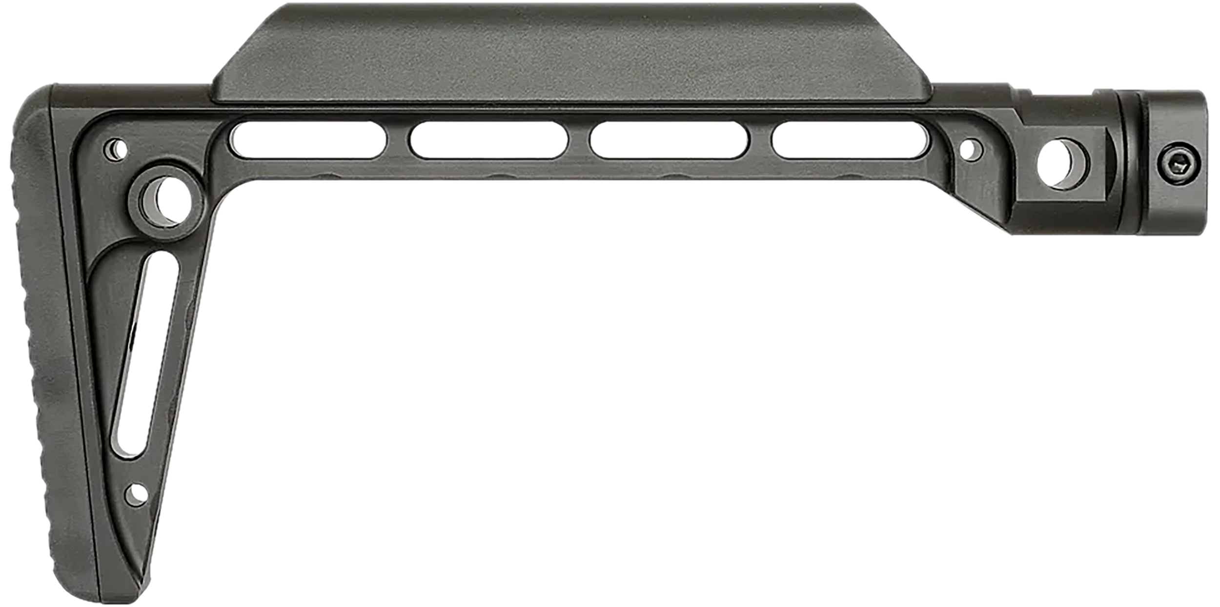 Midwest Industries MIMINF Minimalistic Fixed Stock Black 6061 Aluminum Fixed