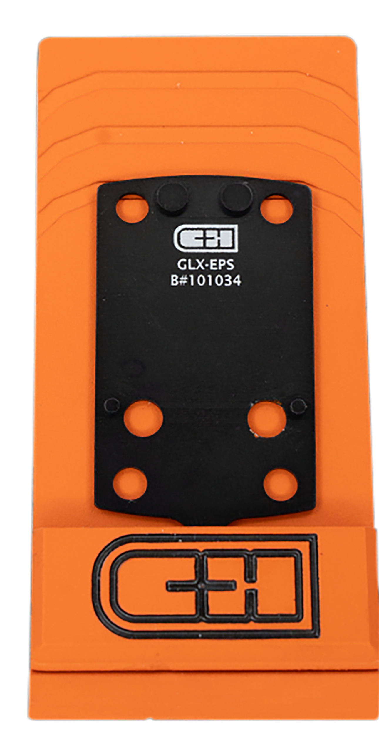C&h Precision GLXEPS V4 MIL/LEO Adapter  Black Anodized Holosun EPS Pattern Footprint