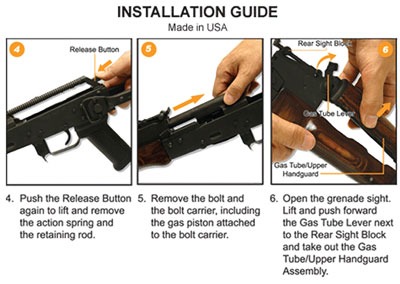 UTG RAIL PICATINNY AK47 DROP-IN YUGO M70