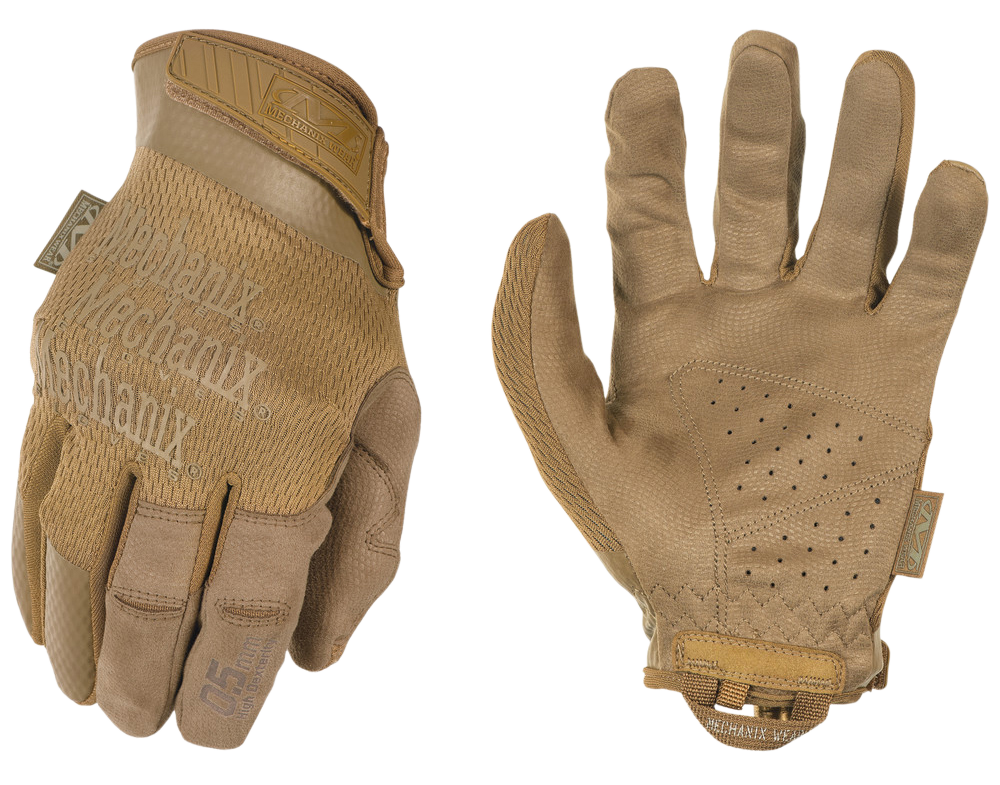 Mechanix Wear MSD-72-011 Specialty 0.5 High-Dexterity Coyote Suede XL