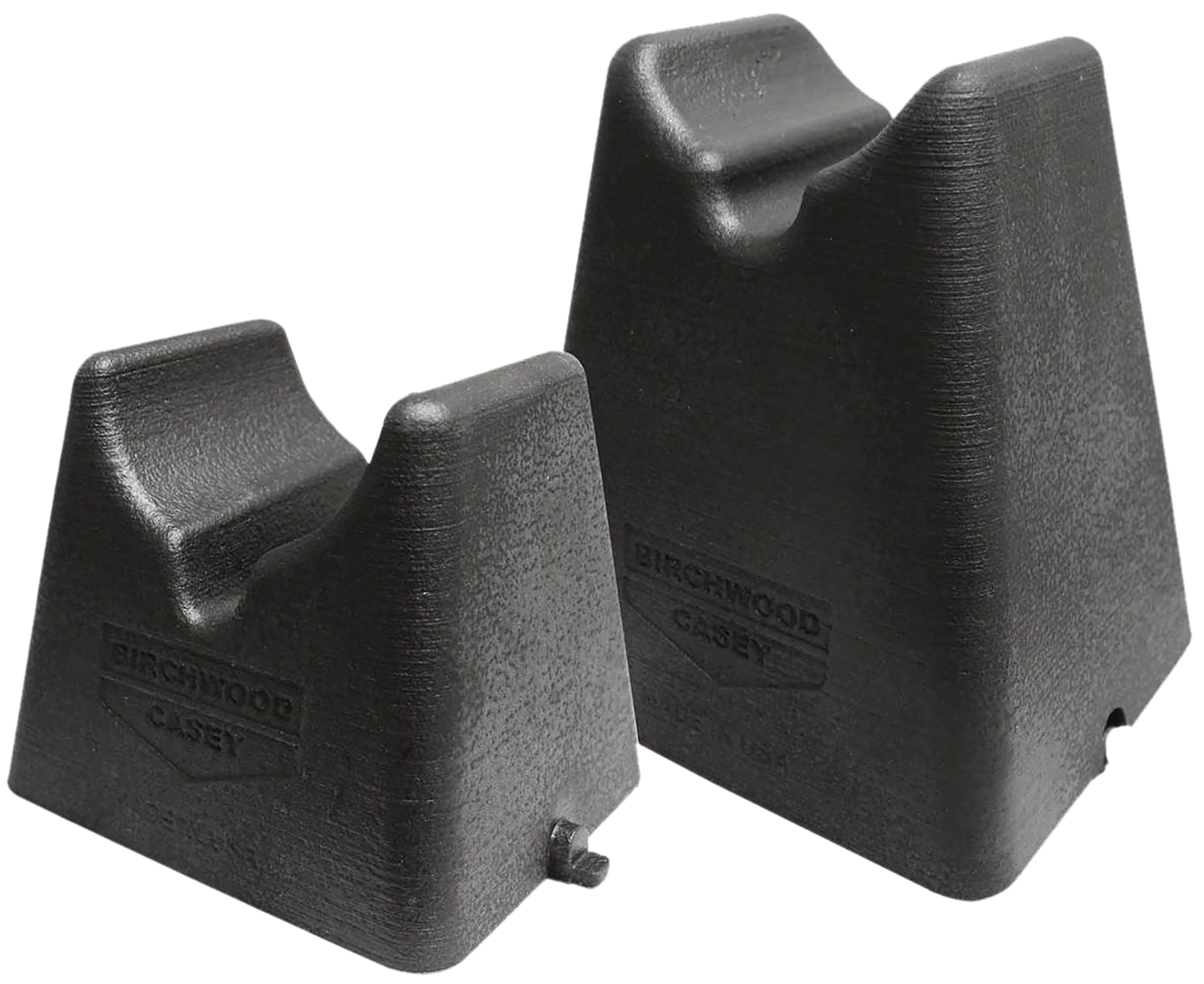 Birchwood Casey 48202 Nest Rest 2-Piece Shooting Rest Stackable Soft Rubber Small & Large Rests