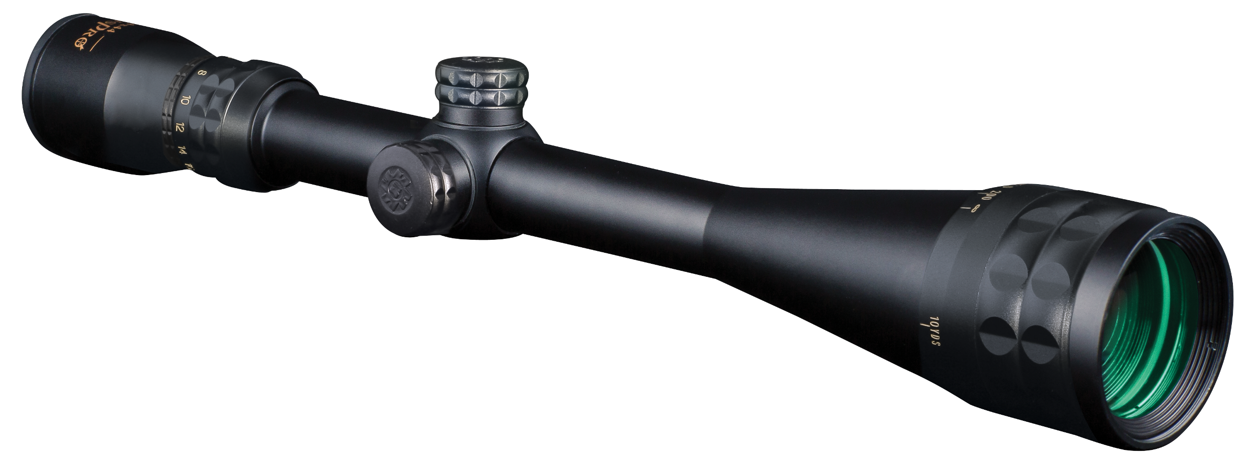 Konus 7259 KonusPro Varmint Matte Black 6-24x 44mm 1" Tube Engraved Mil-Dot AO Reticle