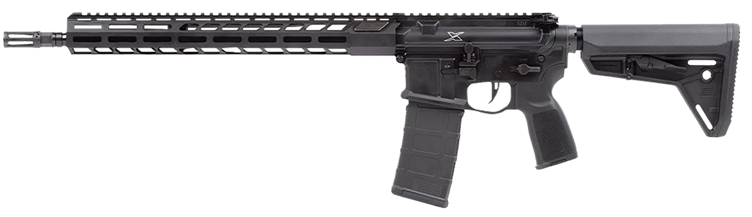 Sig Sauer RM400SDI16BP M400 X-Series 5.56x45mm 30+1 16" Black FNC Chrome Moly Steel Barrel, Black Anodized Aluminum Receiver, 15" M-LOK Handguard, Synthetic Magpul SL-K Stock, Black Polymer Grip