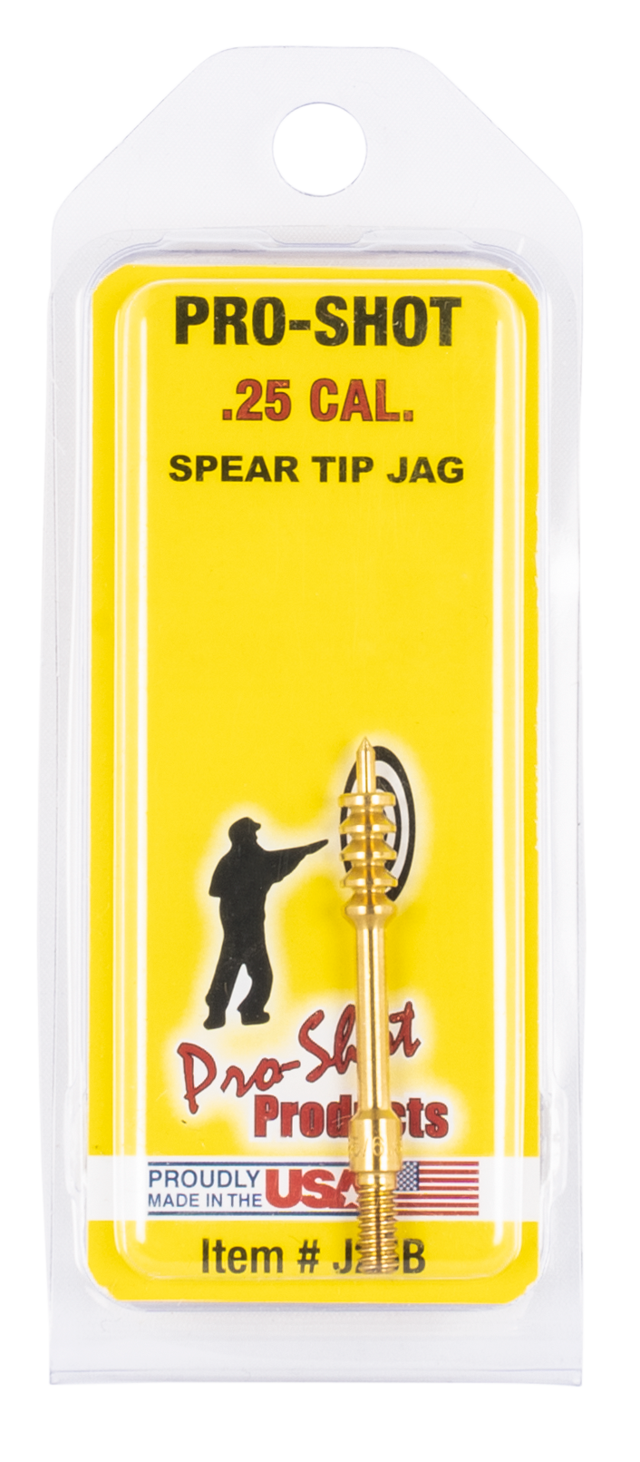 Pro-Shot J25B Benchrest Jag .25/ .26 Cal Handgun/Rifle #8-32 Thread Brass Spear Tip