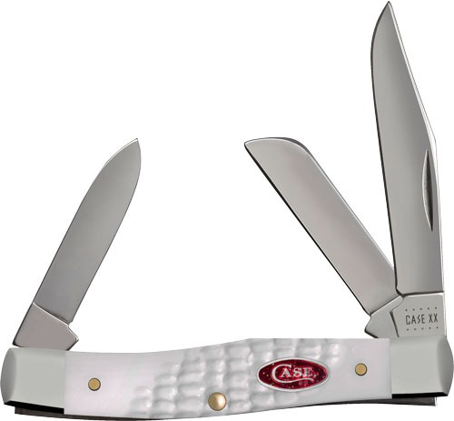CASE KNIVES WHITE SYNTHETIC SPARXX STD JIG MEDIUM STOCKMAN