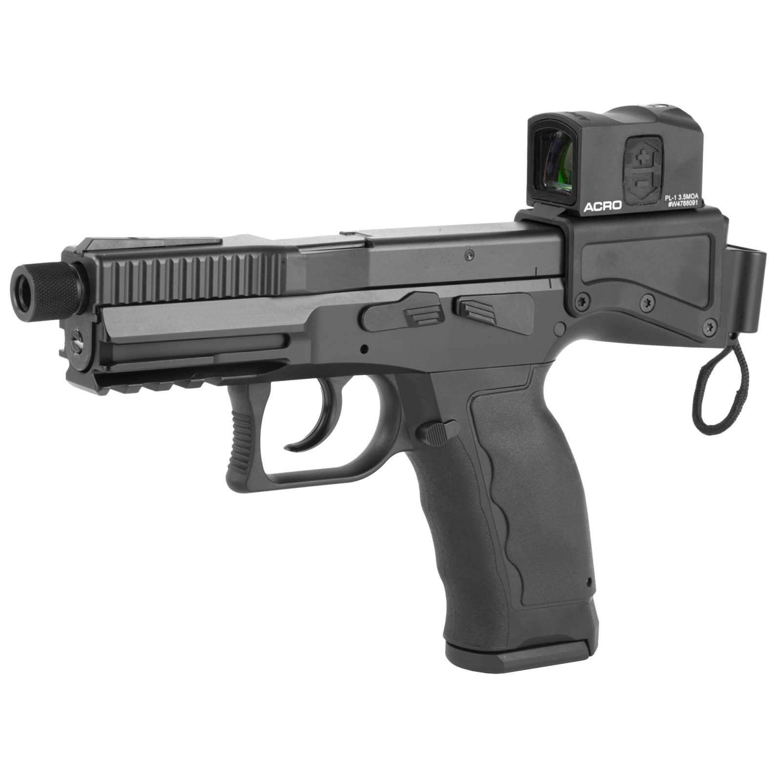 B&T USW-A1 AIMPOINT 9MM PSTL 4.3" BLACK APL ADNVCD PSTL LIGHT, 1-17RD MAG