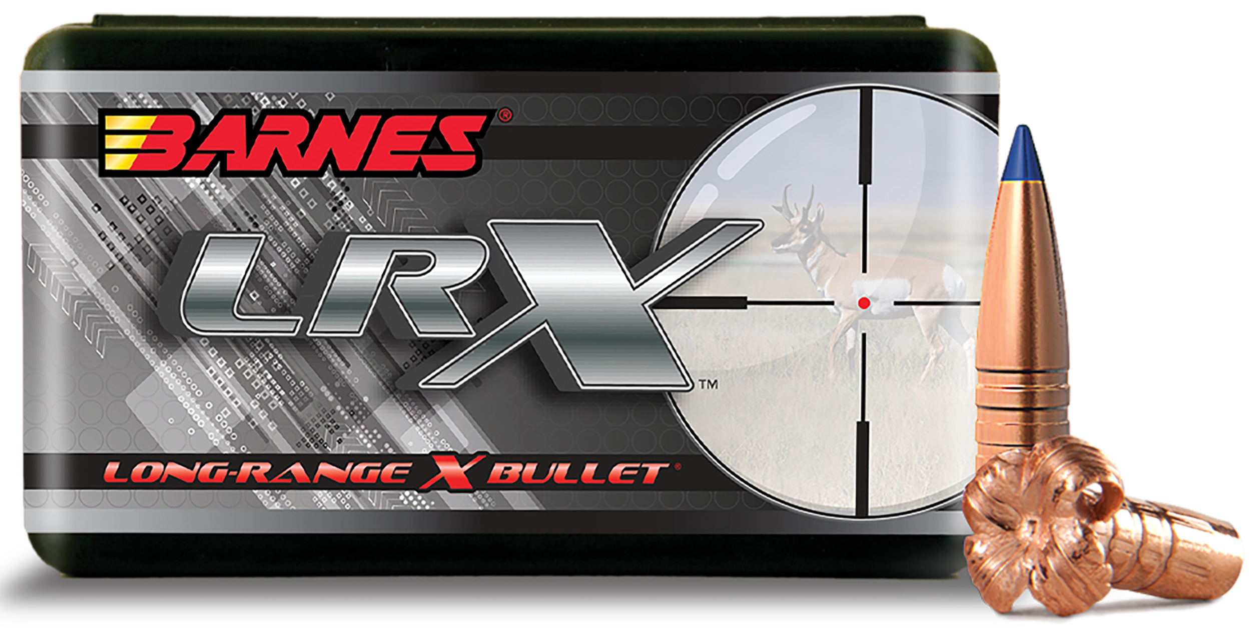 Barnes Bullets 30262 LRX Long Range 270Win 129gr Boat Tail 50/Box