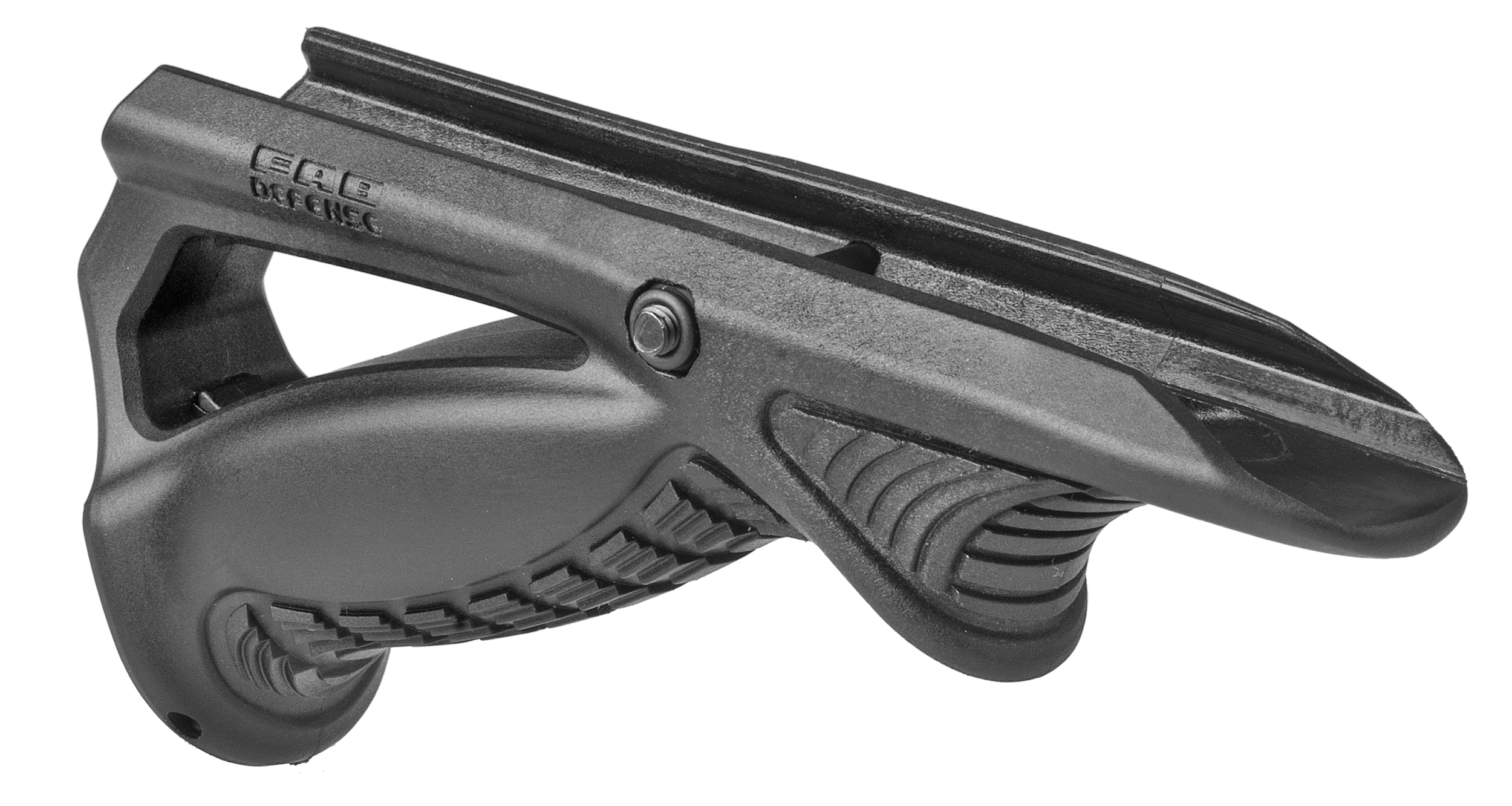 FAB Defense FXPTKB PTK Ergonomic Pointing Grip Angled w/Additional Storage Compartment Black Polymer