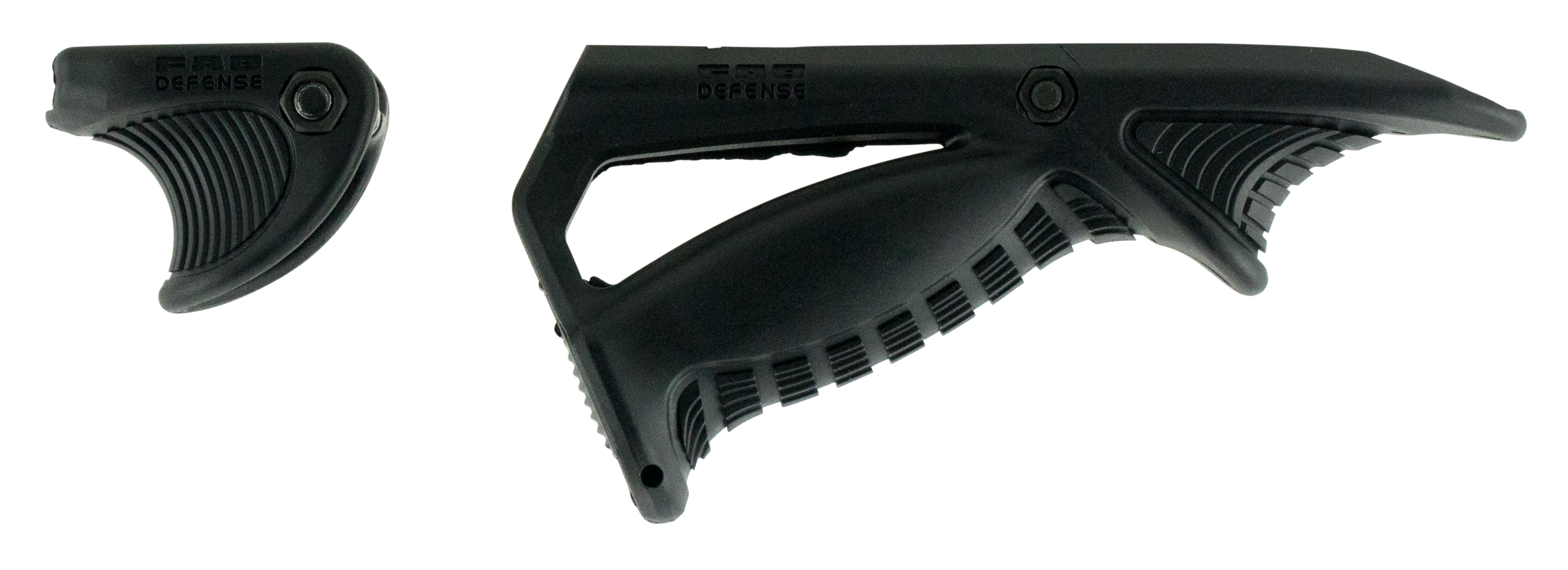 FAB Defense FXPTKCB PTK & VTS Combo Ergonomic Pointing Grip Angled w/Additional Storage Compartment Black Polymer